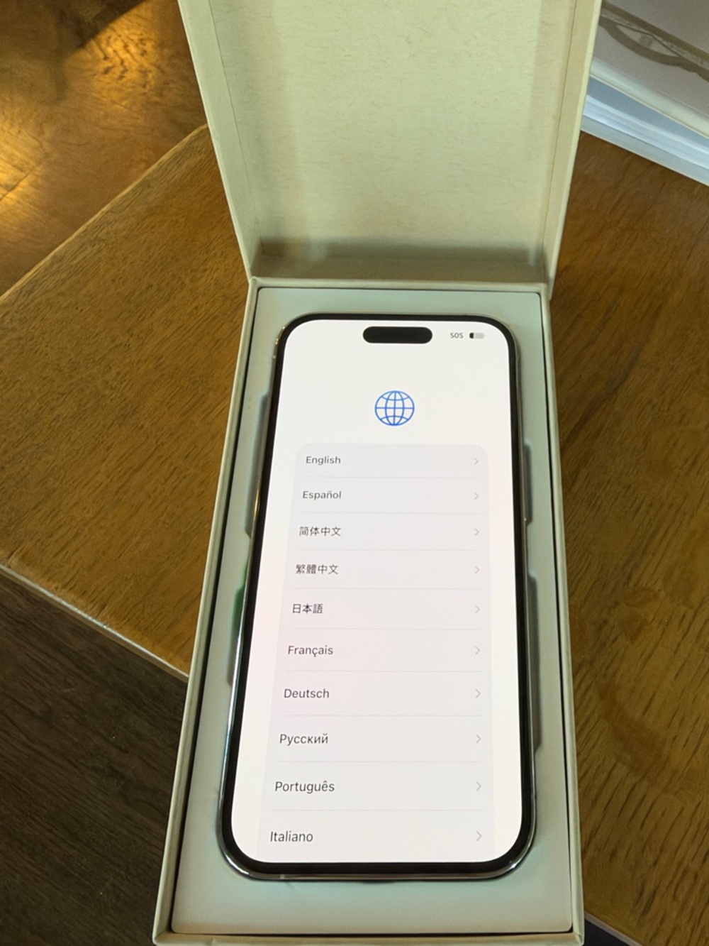 Silver IPhone 14 Pro 1 TB